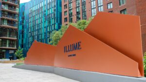 Illume Outdoor Origami Structure