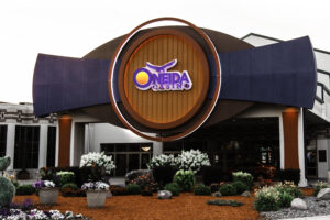 Oneida, casino, gaming, signage, Gable, Oneida Casino, Green Bay, visual solutions, led lighting