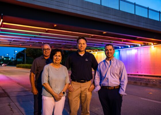 Fort Avenue Bridge Underlighting Project