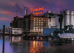 Domino Sugars Sign in Baltimore